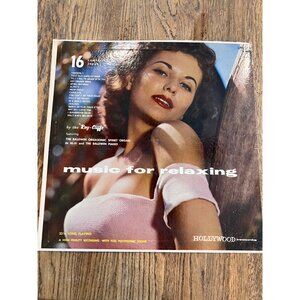 Vintage Hollywood Records "Music For Relaxing" Vinyl Record LPH-5 1950s
